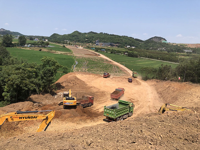 G530池州市查橋至牛磯段一級(jí)公路建設(shè)工程施工全面展開(kāi)