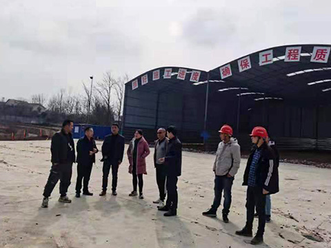 處領(lǐng)導(dǎo)到S366合六南通道建設(shè)工程03標(biāo)檢查指導(dǎo)節(jié)后復(fù)工安全生產(chǎn)工作