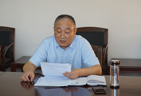 公路工程處黨支部召開黨史學習教育專題組織生活會