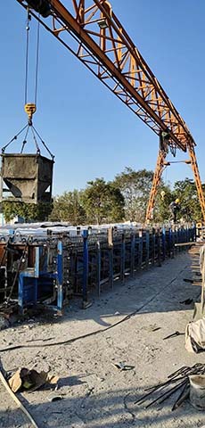 S366合六南通道建設(shè)項目03標(biāo)梁板預(yù)制圓滿完成